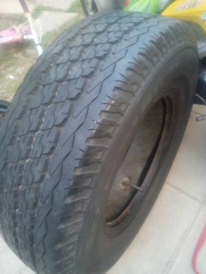 225-75R15 BRIDGESTONE  DURAVIS R669 HD มี 1 เส้น พร้อมยางใน โทร.081-427-3941