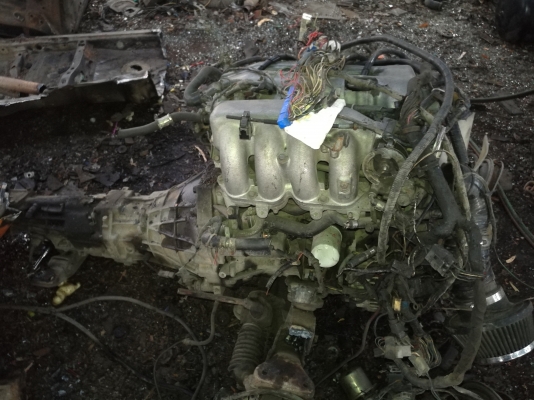 เครื่อง SR20 หลังหัก พร้อมเกียร์ 18000