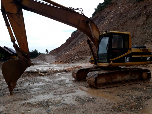 ขายรถแบคโฮ CAT 320 V2 เอกสารเล่ม ระบบไฟเต็ม ราคา 600000