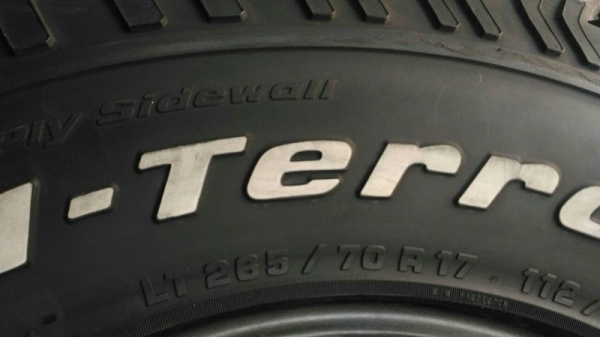 สวยมือ 2 ยาง BF 265 x 70 x 17