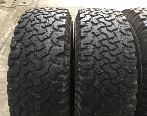 ยางBF ko All-Terrain USA. 265/75/16 ผ้าใบ10ชั้น สภาพสวย 4เส้น9500 ยางBF ko All-Terrain USA. 265/75/16 ผ้าใบ10ชั้น สภาพสวย 4เส้น9500