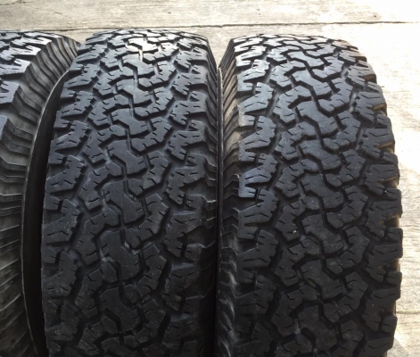 ยางBF ko All-Terrain USA. 265/75/16 ผ้าใบ10ชั้น สภาพสวย 4เส้น9500