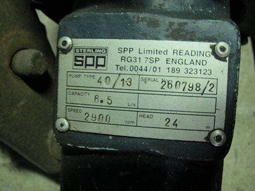 ขายมอเตอร์ปั๊มน้ำStealing SPPของอังกฤษแท้ มอเตอร์5.5แรงไฟ380 ขายมอเตอร์ปั๊มน้ำStealing SPPของอังกฤษแท้ มอเตอร์5.5แรงไฟ380