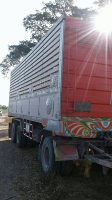 ขายรถพ่วง 22 ล้อ สวยๆมาอีกแล้วครับ  เป็นแม่-ลูก รถใช้งานอยู่ กระบะเนียมคอกเกษตรดั้ม อู่.สมศักดิ์ บอดีคาร์ HINO 380 ปี.54 ยาง 70-80\% ราคา.2650000 สนใจรีบจองด่วนครับ โทร.ID.0813531946 รถอยู่เพชรบูรณ์