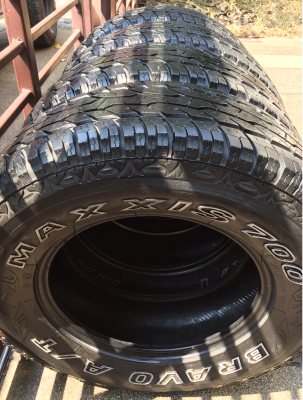 ยาง All Maxxis 265 50 20 ปลายปี14 ดอกเต็ม ไม่มีปะ ราคาไม่แพง