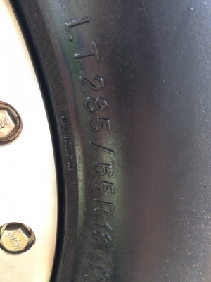 ล้อ 18 พร้อมยาง bf all 285/65/18 ปี13