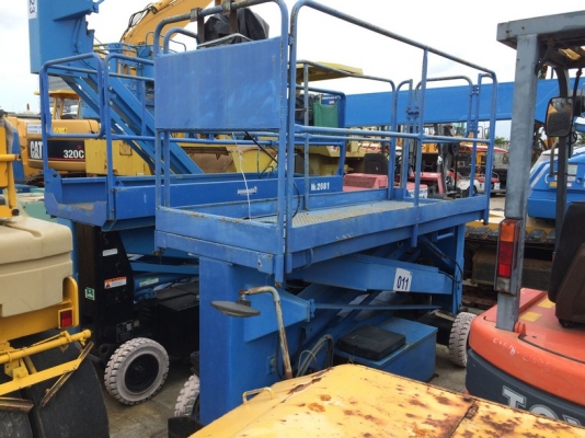 ลิฟต์กระเช้า S-Mac รุ่น KKH60-2 สูง 6 เมตร แบตเตอรี่ นำเข้าจากญี่ปุ่น ราคาถูกมาก ๆ ครับ