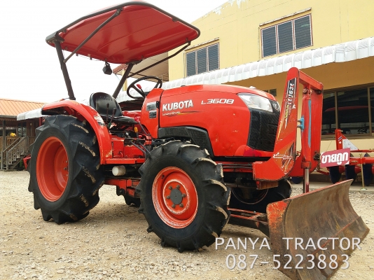 ปัญญาแทรคเตอร์..จัดมาให้ครับ ด่วน!!!คูโบต้า L3608 พร้อมใบมีดคานล่างFD163พร้อมผาน6&times;22 ใหม่ๆ รถไร่ สีเดิมๆทั้งคัน สภาพพร้อมใช้