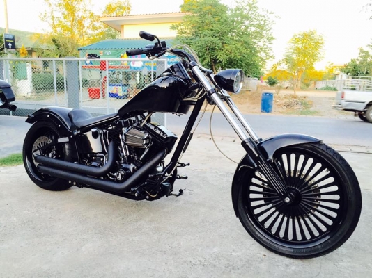 ++ HD Custombike Fatboy ปี 07 1HD ทะเบียนแท้ ++