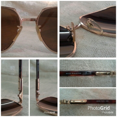 แว่นตาออสเตรียนวินเทจ ยุค &#039;70s Vintage SILHOUETTE handmade in Austria เวรี่บิ๊กไซซ์!