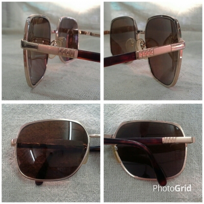แว่นตาออสเตรียนวินเทจ ยุค &#039;70s Vintage SILHOUETTE handmade in Austria เวรี่บิ๊กไซซ์!