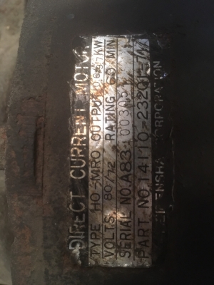 ขายมอเตอร์ขับรถไฟฟ้า หญี่ปุ่น ToYoTA 5FB30