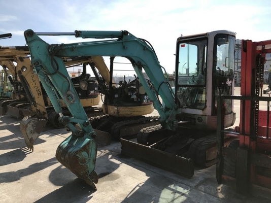 Kobelco SK35SR ตู้เก๋ง ติดไลน์กระแทก ปั้มนิ้วนำเข้าจากญี่ปุ่น ราคาไม่แพงครัับ