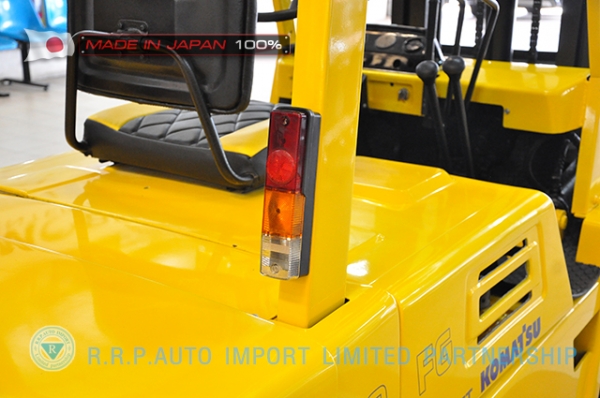 ขายรถโฟล์คลิฟท์มือสอง KOMATSU รุ่น FG20-100266 ราคา 155,000 บาท นำเข้าจากประเทศญี่ปุ่น 100\% ไม่เคยใช้งานในประเทศไทย