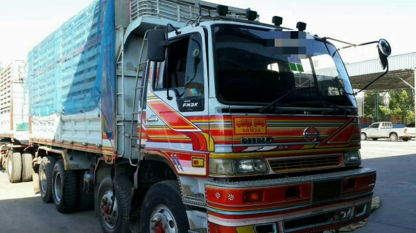 ขายด่วน HINO FM2KNND 260แรง แม่12ล้อ 2คานหน้า ยางดี คัชชีสวย ดั้มคอกเกษตร แม่ลูก ลูกสองเพลา เอกสารเล