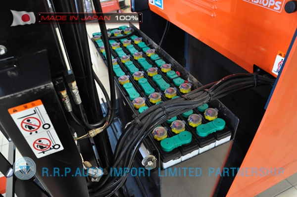 ขายรถโฟล์คลิฟท์ไฟฟ้ามือสอง TOYOTA 7FBRS10-10700 นำเข้าจากประเทศญี่ปุ่น 100\% ไม่เคยใช้งานในไทย