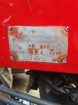 ขายรถไถแมสซี่ 275 พร้อมอุปกรณ์ ผานหน้า+หลัง มีเล่มทะเบียน รถพร้อมใช้งาน