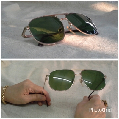 แว่นตาอิตาเลียนโกลด์ฟิลด์ ยุค &#039;70s งดงามล้ำค่าอย่างยิ่ง! Vintage LANCETTI handmade in Italy