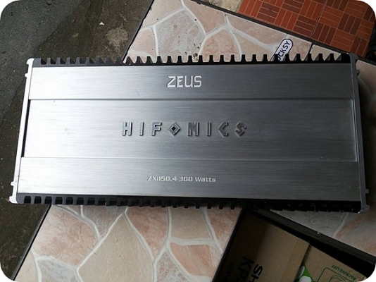 poweramp hifonic zeus 150*4 @ 4 ohm งานอเมริกาแท้