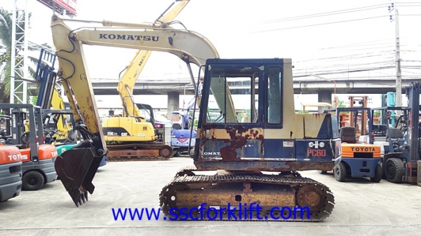 ขายรถขุด KOMATSU PC60-5 นำเข้าเองจากญี่ปุ่น
