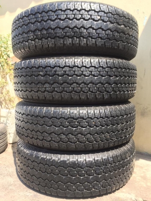 ขายยาง BRIDGESTONE DUELER H/T 689 245-70-16 ปี15 สภาพน้องๆยางใหม่ ดอกหนาจัด ไม่มีปะ ไม่มีตำหนิ ชุดละ 8,900 บาท