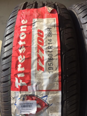 ขายยาง FIRESTONE TZ700 195-60-14 ปี15 ชุดละ 4,400 บาท