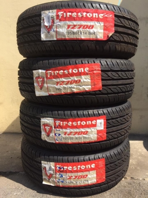 ขายยาง FIRESTONE TZ700 195-60-14 ปี15 ชุดละ 4,400 บาท