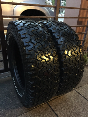 ยางคู่ All BF Goodrich 265 70 17 ปลายปี13 ดอกเต็ม ไม่มีปะ ใช้ยาว ราคาไม่แพง