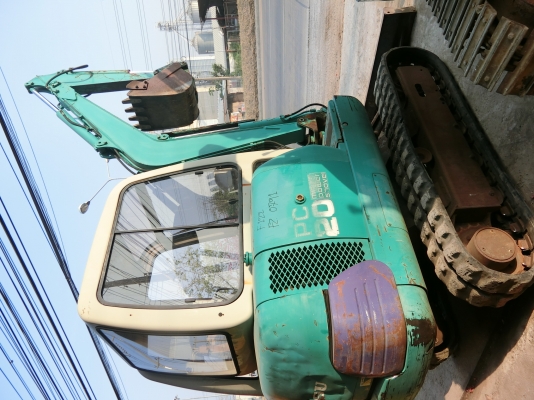 ขาย รถขุด KOMATSU PC20-7 มีหัวเก๋ง ระบไว มีเอกสารใบอินวอย