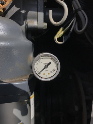 มาใหม่ครับ ปั้มลม 100 แรง แบบมอร์เตอร์ไฟฟ้า AIRMAN SMS75SD-56