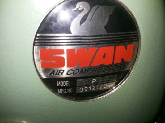 ขายปั้มลม สวอน ขนาด 1/2 แรงถัง 64 ลิตร