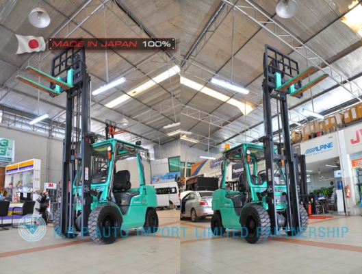 ขายรถโฟล์คลิฟท์มือสอง MITSUBISHI รุ่น F14E-80214 นำเข้าจากประเทศญี่ปุ่น 100\%