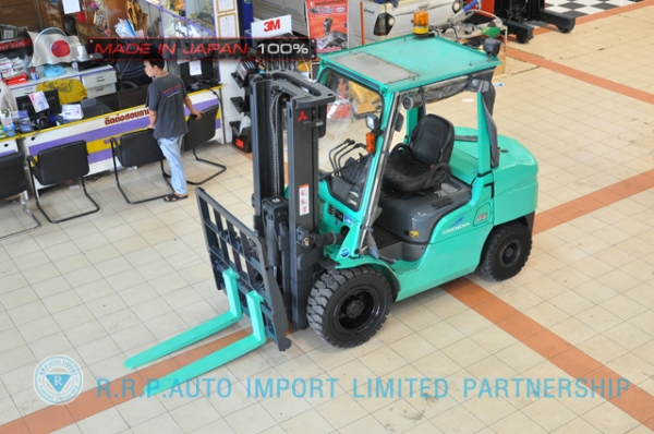 ขายรถโฟล์คลิฟท์มือสอง MITSUBISHI รุ่น F14E-80214 นำเข้าจากประเทศญี่ปุ่น 100\%