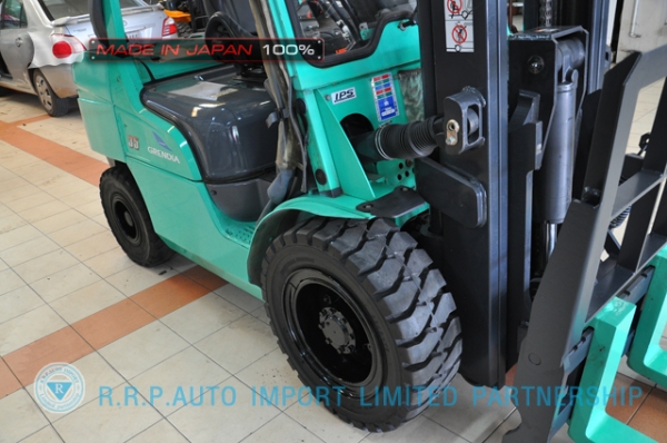 ขายรถโฟล์คลิฟท์มือสอง MITSUBISHI รุ่น F14E-80214 นำเข้าจากประเทศญี่ปุ่น 100\%