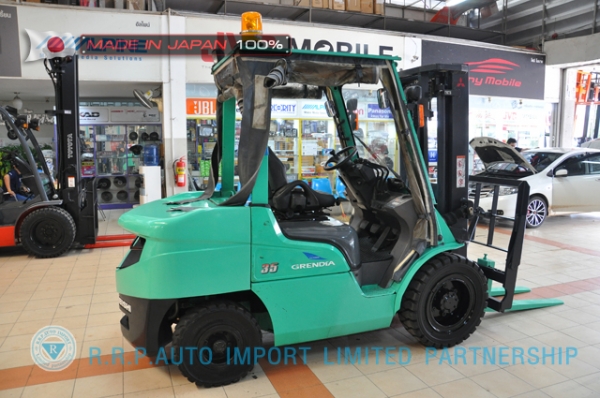 ขายรถโฟล์คลิฟท์มือสอง MITSUBISHI รุ่น F14E-80214 นำเข้าจากประเทศญี่ปุ่น 100\%