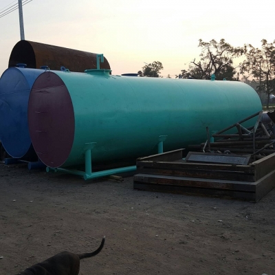 ขายถังน้ำขนาด 16000 ลิตรเหล็กหนา 6 มิลภายในทาอีพ็อกซี่แล้ว