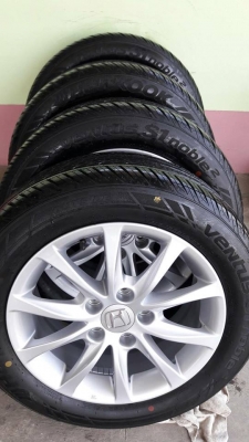 ขายล้อแม็กป้ายแดง honda civic fc 16" ยางปี16 สนใจติดต่อ ก.เจริญการยางครับ 081-3747940
