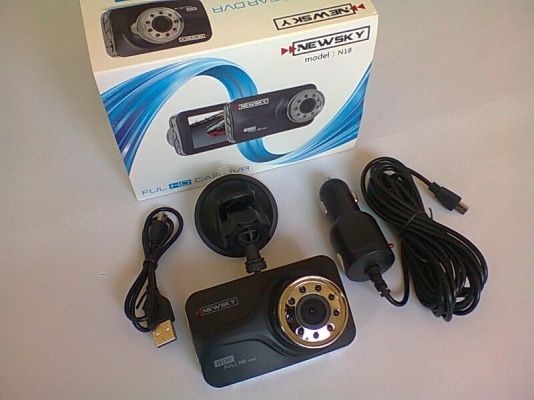 กล้องบันทึกติดรถยนต์ N18 ระบบ infrared