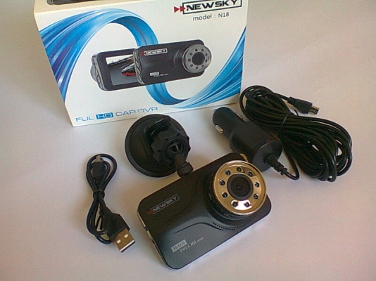 กล้องบันทึกติดรถยนต์ N18 ระบบ infrared