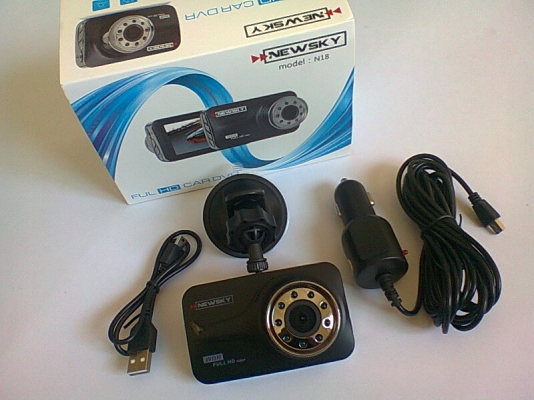 กล้องบันทึกติดรถยนต์ N18 ระบบ infrared