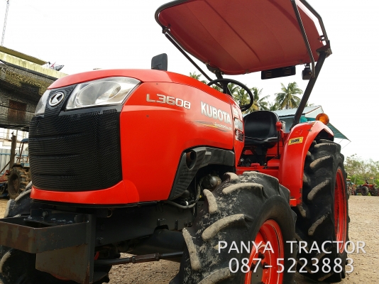 ปัญญาแทรคเตอร์..จัดมาให้ครับ ด่วน!!!คูโบต้า L3608 พร้อมผาน6&times;22 ใหม่ๆ สีเดิมๆทั้งคันสภาพพร้อมใช้