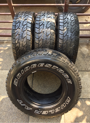 ยาง All Bridgestone 30 9.5 R15 ปลายปี13 ดอกเต็ม ใช้ยาว ราคาไม่แพง