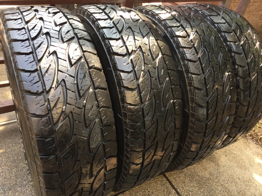 ยาง All Bridgestone 30 9.5 R15 ปลายปี13 ดอกเต็ม ใช้ยาว ราคาไม่แพง