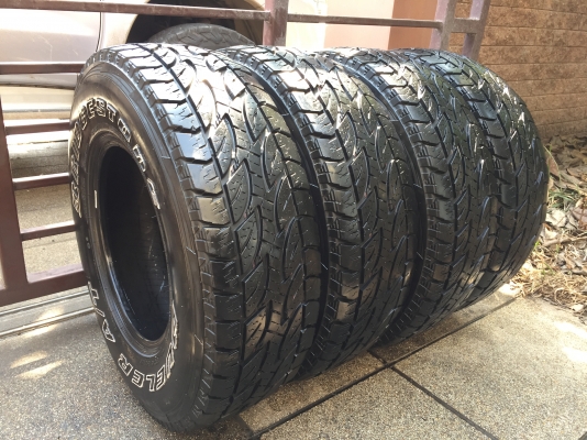 ยาง All Bridgestone 30 9.5 R15 ปลายปี13 ดอกเต็ม ใช้ยาว ราคาไม่แพง
