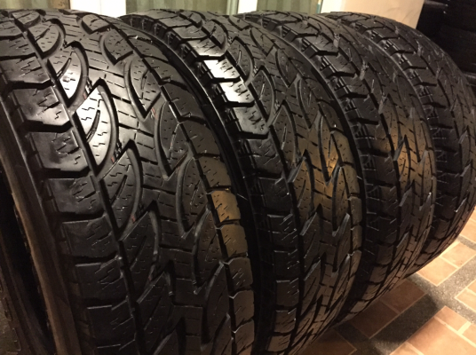 ยาง All Bridgestone 30 9.5 R15 ปลายปี13 ดอกเต็ม ใช้ยาว ราคาไม่แพง