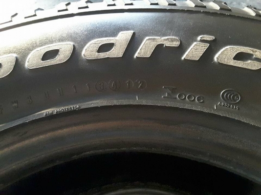 BF KO1 USA. 265-75-16 ปลายปี12 สภาพสวยๆ 1ชุด