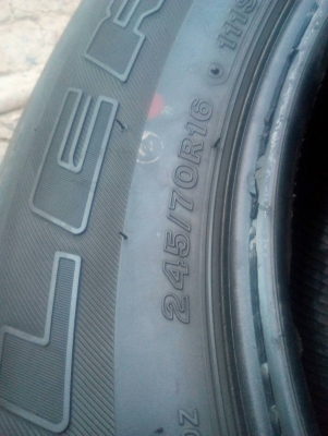 245/70R16 BRIDGESTONE DUELER HT 840 ชุด 4 เส้น tel. 081-427-3941 245/70R16 BRIDGESTONE DUELER HT 840 ชุด 4 เส้น tel. 081-427-3941