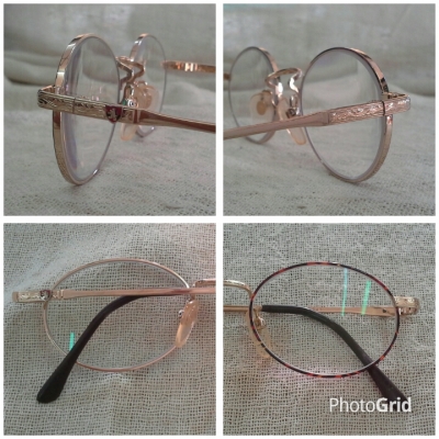 แว่นสายตายาววินเทจผู้ดีอังกฤษ ยุค &#039;90s Authentic CAMBRIDGE handmade in England ค่าสายตา +200