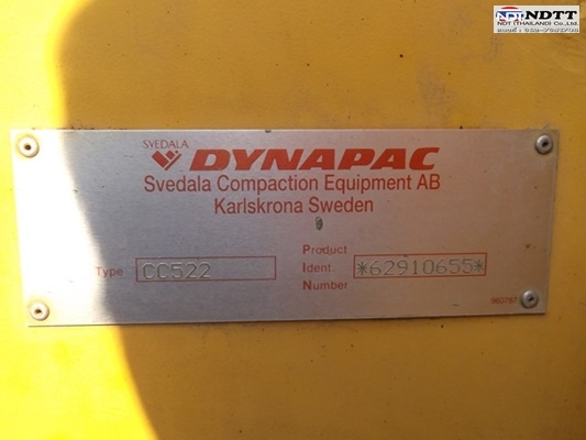 DYNAPAC **CC522** 12ตัน เก่านอกนำเข้า 5,000 ชม. อุปกรณ์ครบ 062-709-1748 ธีรเทพ Line ID: Bankndtt DYNAPAC **CC522** 12ตัน เก่านอกนำเข้า 5,000 ชม. อุปกรณ์ครบ 062-709-1748 ธีรเทพ Line ID: Bankndtt