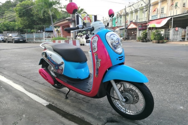 Scoopy i 2014 วิ่ง3000โล รถบ้านแท้ มือเดียว เล่มชุดโอนครบ